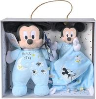 Pliušinių žaislų rinkinys Simba Mickey Mouse, žydra sp., 15 cm, 2 vnt.