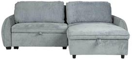 Kampinė sofa - lova Home4you Cloud, žalsva sp., dešininė, 160 x 226 cm x 88 cm