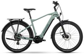 Elektrinis dviratis Raymon Tourray Select, S, 27.5", 500 W, 17.5 Ah, mėlyna sp./mėtinė (mint) sp.
