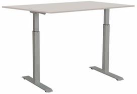 Rašomasis stalas reguliuojamo aukščio Sun-Flex EasyDesk Adapt III, 160 cm x 80 cm, 70 - 120 cm, balta sp./pilka sp.