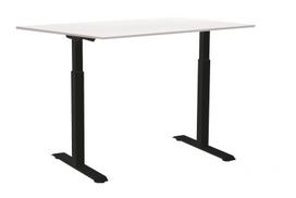 Rašomasis stalas reguliuojamo aukščio Sun-Flex EasyDesk Adapt III, 120 cm x 80 cm, 70 - 120 cm, balta sp./juoda sp.