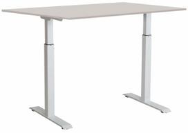Rašomasis stalas reguliuojamo aukščio Sun-Flex EasyDesk Adapt III, 160 cm x 80 cm, 70 - 120 cm, balta sp./pilka sp.