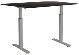 Rašomasis stalas reguliuojamo aukščio Sun-Flex EasyDesk Adapt III, 140 cm x 80 cm, 70 - 120 cm, balta sp./juoda sp.