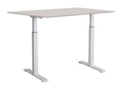 Rašomasis stalas reguliuojamo aukščio Sun-Flex EasyDesk Adapt III, 140 cm x 80 cm, 70 - 120 cm, balta sp./pilka sp.