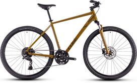 Dviratis hibridinis Cube Nature Pro, 28 ", S rėmas, juoda sp./žalia sp.