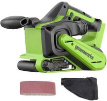 Akumuliatorinis juostinis šlifuoklis Greenworks GD24BELSND, 24 V