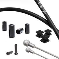 Stabdžių žarnelių rinkinys Capgo Shimano/Sram Road, plastikas/nerūdijantysis plienas, juoda sp.