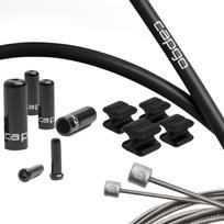 Pavarų troselis, rinkinys Capgo Kevlar Shimano/Sram Road & MTB, nerūdijantysis plienas, juoda sp.
