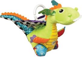 Žaislas vežimėliui Lamaze Dragon Flip Flap, įvairių spalvų