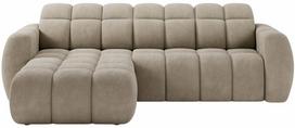 Kampinė sofa Fanito, smėlio sp., kairinė, 200 x 288 cm x 105 cm