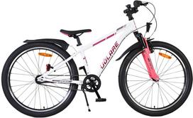 Vaikiškas dviratis, vaikų Volare XC Race N3 2ZB, balta sp./rožinė sp., 24"