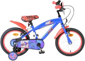 Vaikiškas dviratukas su papildomais ratukais, vaikų Volare Sonic ZDI, mėlyna sp./raudona sp., 16"