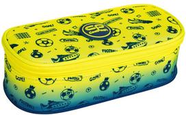 Penalas CoolPack Campus Football, 23 cm x 10 cm, mėlyna sp./geltona sp./žalia sp.