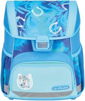 Mokyklinė kuprinė Herlitz Loop Lucky, mėlyna sp., 22 cm x 31 cm x 37 cm
