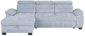 Kampinė sofa - lova Aguda, žydra sp., kairinė, 175 x 269 cm x 102 cm