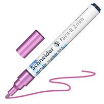 Teksto žymeklis Schneider Paint-lt 011, 2 mm, metalo sp./violetinė sp.