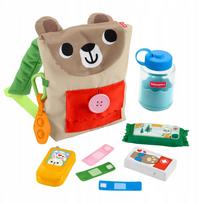 Žaislų rinkinys kūdikiams Fisher Price Friendship Forest Busy Bear Backpack, įvairių spalvų