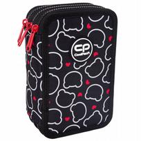 Penalas, su priedais CoolPack Jumper 3 Bear, 19.5 cm x 12.5 cm, balta sp./juoda sp./raudona sp.