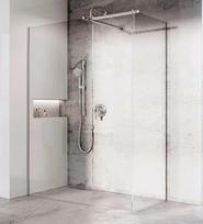 Dušo kabina Ravak Walk-In GW9W70C0SZ1, kvadratinė, be padėklo, 90 cm x 90 cm x 200 cm, skaidri sp./chromo sp./grūdintas