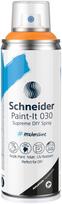 Aerozoliniai dažai Schneider Paint It 030 ML03050108, dekoratyviniai, šviesiai oranžinė sp., 0.2 l