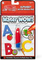 Piešimo rinkinys Melissa & Doug Water Wow Alphabet, raudona sp.