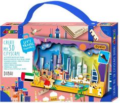 Medinių figūrų gaminimo rinkinys Avenir Create My 3D Cityscape Dubai, įvairių spalvų
