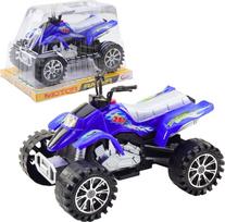 Žaislinis keturratis Lean Toys Motor Racer, mėlyna sp.