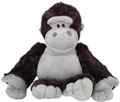 Pliušinis žaislas beždžionė Lean Toys Gorilla, ruda sp., 22 cm