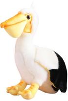 Pliušinis žaislas paukštis Lean Toys Pelican, balta sp., 24 cm