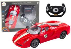 Rc automobilis Lean Toys Streamline Body Work Design, 1:16, raudona sp.