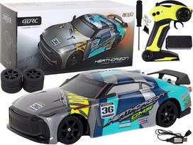 Rc lengvasis automobilis Lean Toys Heathorizon, 1:16, mėlyna sp./pilka sp.