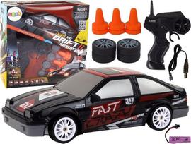 Rc lengvasis automobilis Lean Toys Drift Returns II, 1:24, juoda sp.