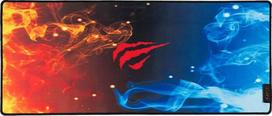 Pelės kilimėlis Havit HV-MP845 Fire XL, 70 cm x 30 cm x 0.3 cm, mėlyna sp./oranžinė sp./įvairių spalvų