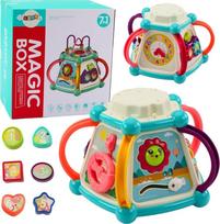 Lavinamasis kubas Lean Toys Magic Box 7in1, 28 cm, įvairių spalvų