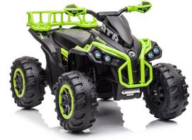 Vaikiškas elektrinis keturratis Lean Toys GTS1199, žalia sp.