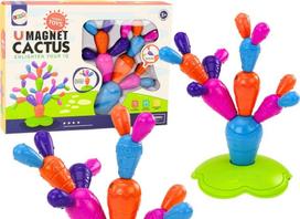 Magnetinis žaislas Lean Toys Cactus, įvairių spalvų