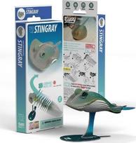 3D dėlionė Stingray, 18 cm x 8 cm, 50 vnt., mėlyna sp.