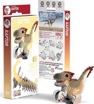 3D dėlionė Raptor, 8 cm x 3.7 cm, 35 vnt., ruda sp.