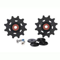 Galiniai pavarų perjungiklio ritinėliai SRAM Force eTap AXS, metalas, juoda sp., 2 vnt.