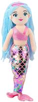 Pliušinis žaislas Lean Toys Mermaid, rožinė sp./žydra sp., 48 cm