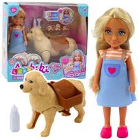 Lėlė su priedais Lean Toys Ankiki Cute Baby Dog, 13 cm, įvairių spalvų