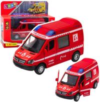 Žaislinė gaisrinė mašina Lean Toys City Rescuers, 1:32, raudona sp.