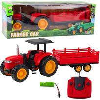 Rc traktorius Lean Toys Farmer, raudona sp.