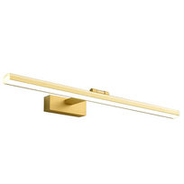 Šviestuvas sieninis Venus, LED, 4000 °K, 1 x 16 W, aukso sp., 5 x 15.5 x 80 cm