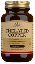 Maisto papildas Solgar Chelated Copper, 100 vnt.