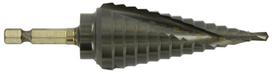 Pakopinis grąžtas Tivoly Helical, metalas, hss-tialn, hex, 4-30 mm x 18 cm