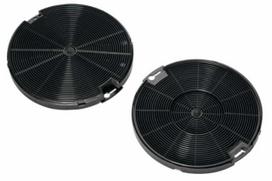 Garų rinktuvo anglies filtras Electrolux MCFE09, juoda sp., 15.2 cm x 15.2 cm x 1 cm, 2 vnt.
