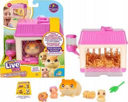 Figūrėlių rinkinys, su priedais, žiurkėnas Little Live Pets Mama Surprise Mini, ruda sp.