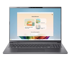 Nešiojamas kompiuteris Acer Aspire 16 A, X1‑26‑100, 16GB, 512GB, 16 ", Qualcomm Adreno X1-45, pilka sp., EN, Windows 11 home