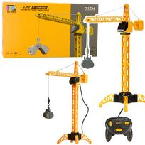 Rc kranas Lean Toys DIY, geltona sp.